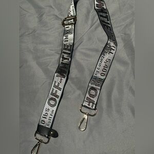 Off-White Black and Gray Strap